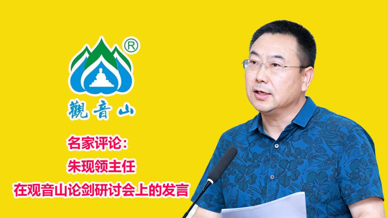 名家评论:朱现领主任在东莞观音山论剑研讨会上的发言